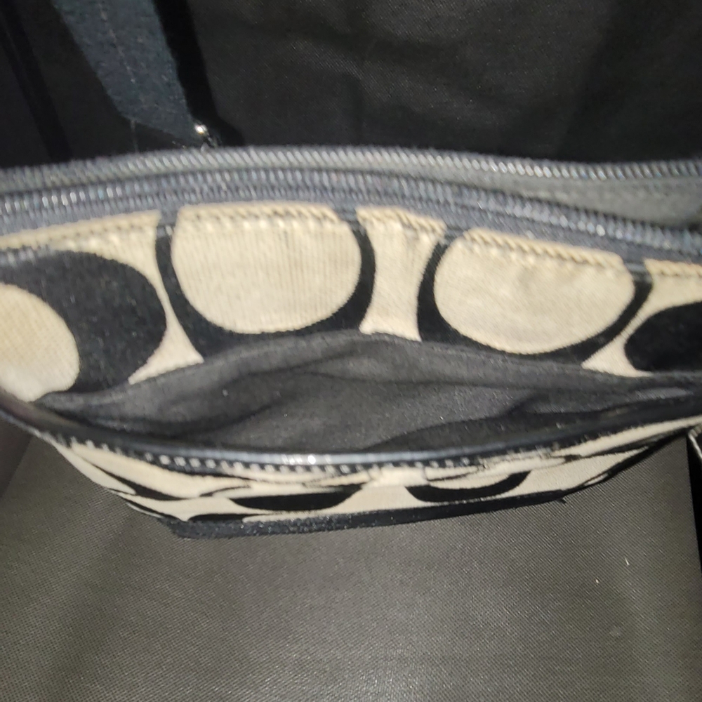 Coach Black and Tan Crossbody Bag - Picture 6 of 10